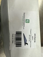 Triangle Black Plastic Cake Server - 4 1/2" x 3" - 100 count box 