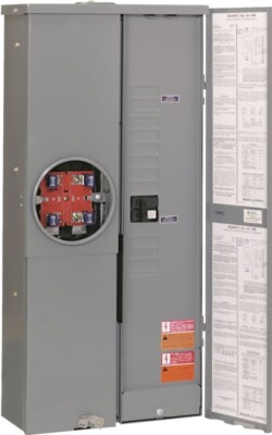 Square D SC2040M200C Main Breaker Meter Combo Load Center 20 Space 40 Circuits