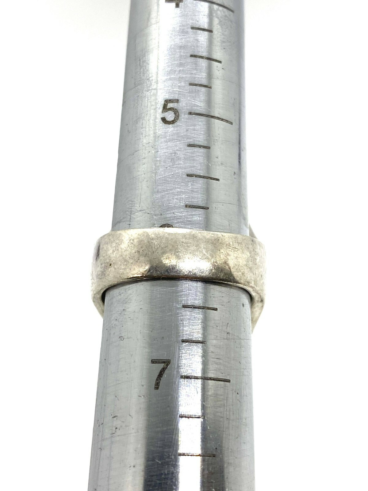 Men's Sterling Statement Silver Rectangle Shield … - image 9