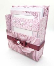 42-Pc Stationery Gift Box Set w/Reusable Desktop Organizer Box and Gold Pen - Vi