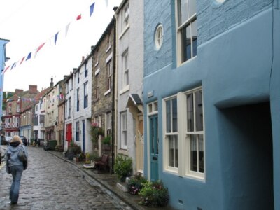 Photo 6x4 Terraced Houses at Staithes. Staithes is a seaside village in N c2009