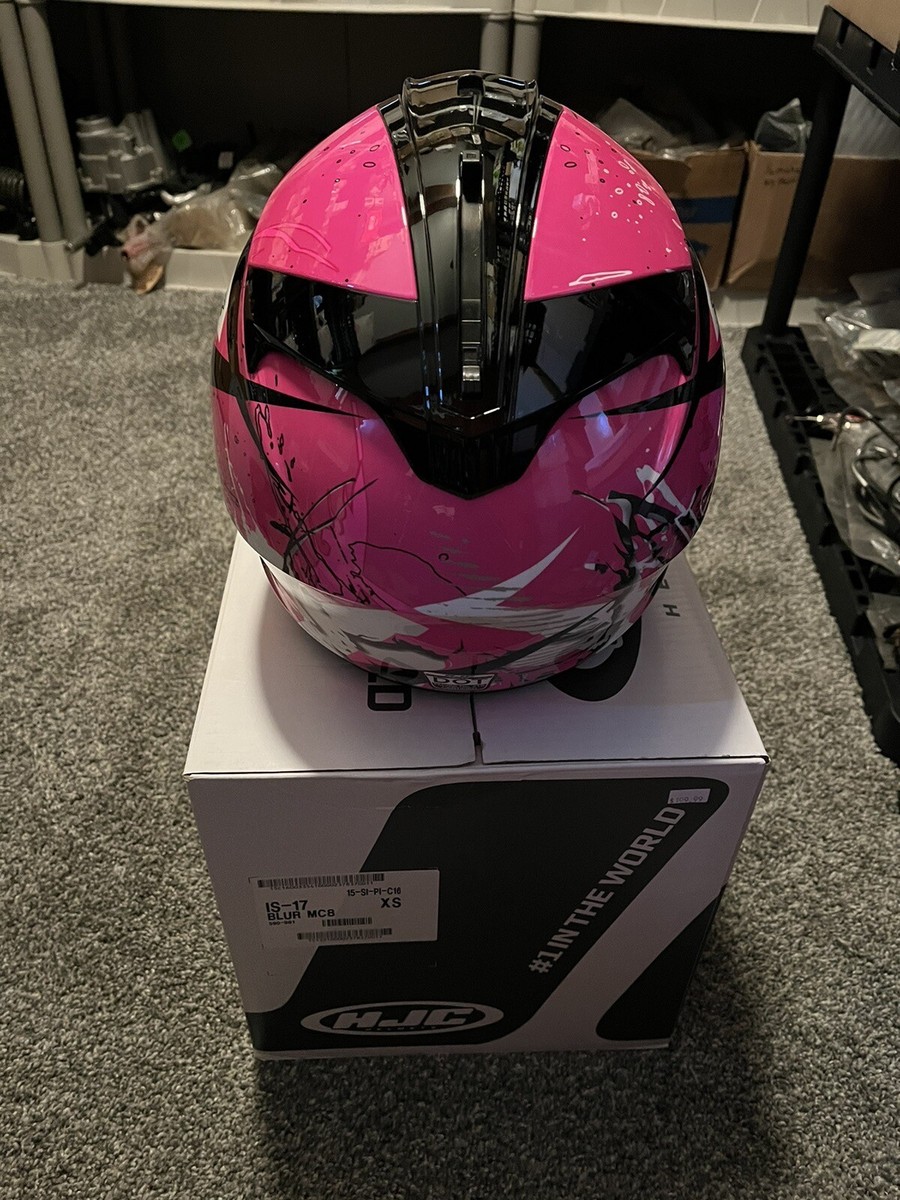HJC IS-17 Pink And Black Helmet Size XS | eBay