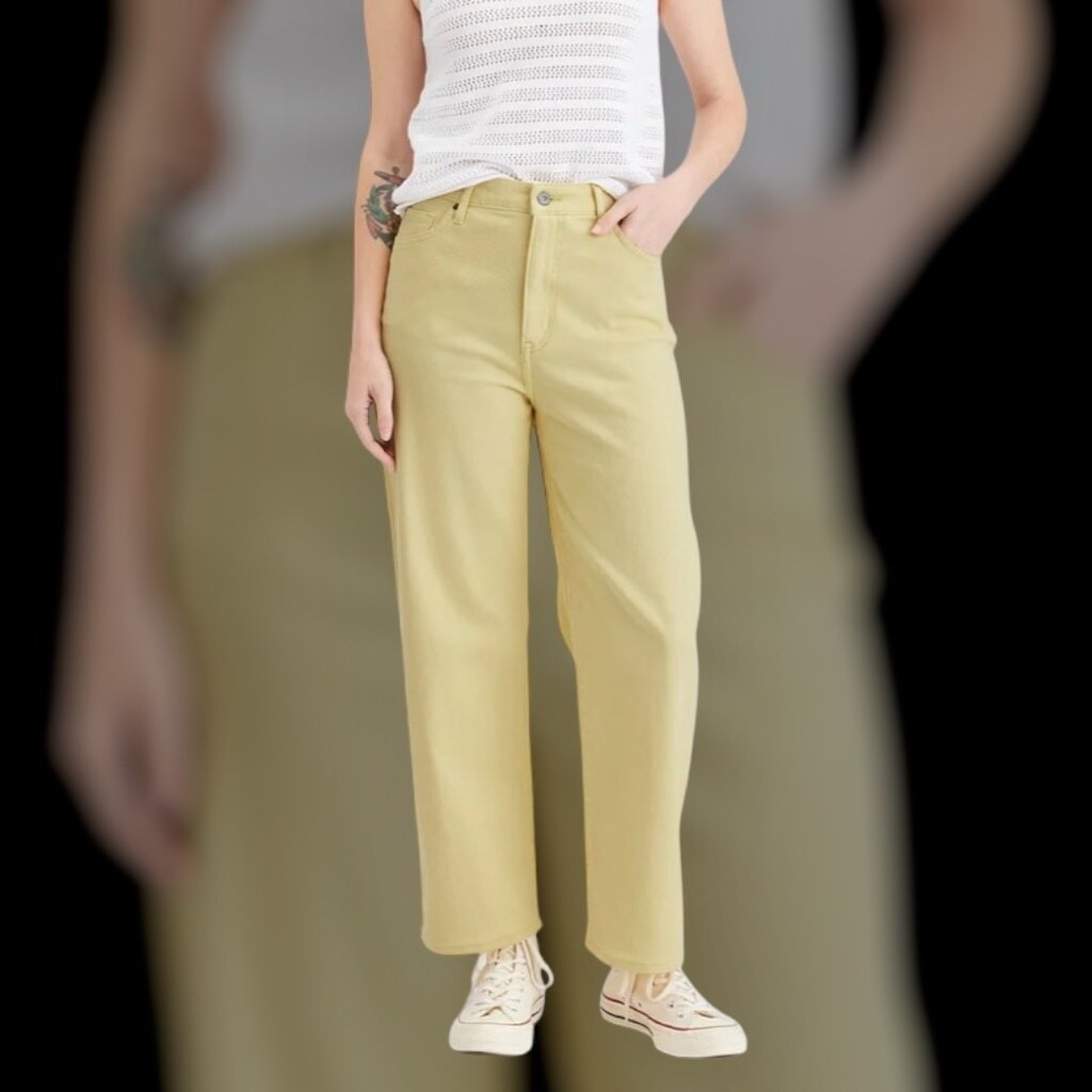 Dockers Jean Cut Pants, High Straight Fit Size 27 NWT