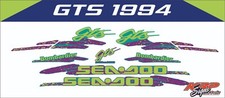 SEADOO GTS 1994 Graphics / Decal / Sticker Kit CUSTOM LIME GREEN
