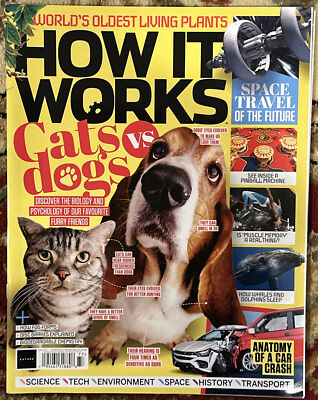 How It Works Magazine Issue 177  Cats Dogs vs 2023 Space Travel Of The Future