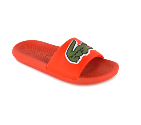 men's lacoste croco slide 120 slide sandals