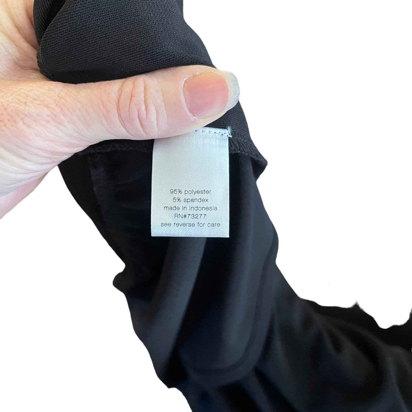 Elizabeth and James drop waist button front black… - image 8