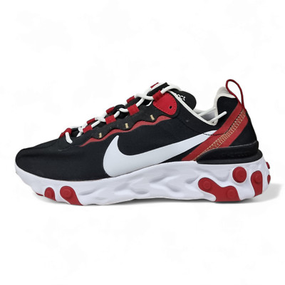 nike black glitter react element 55 sneakers