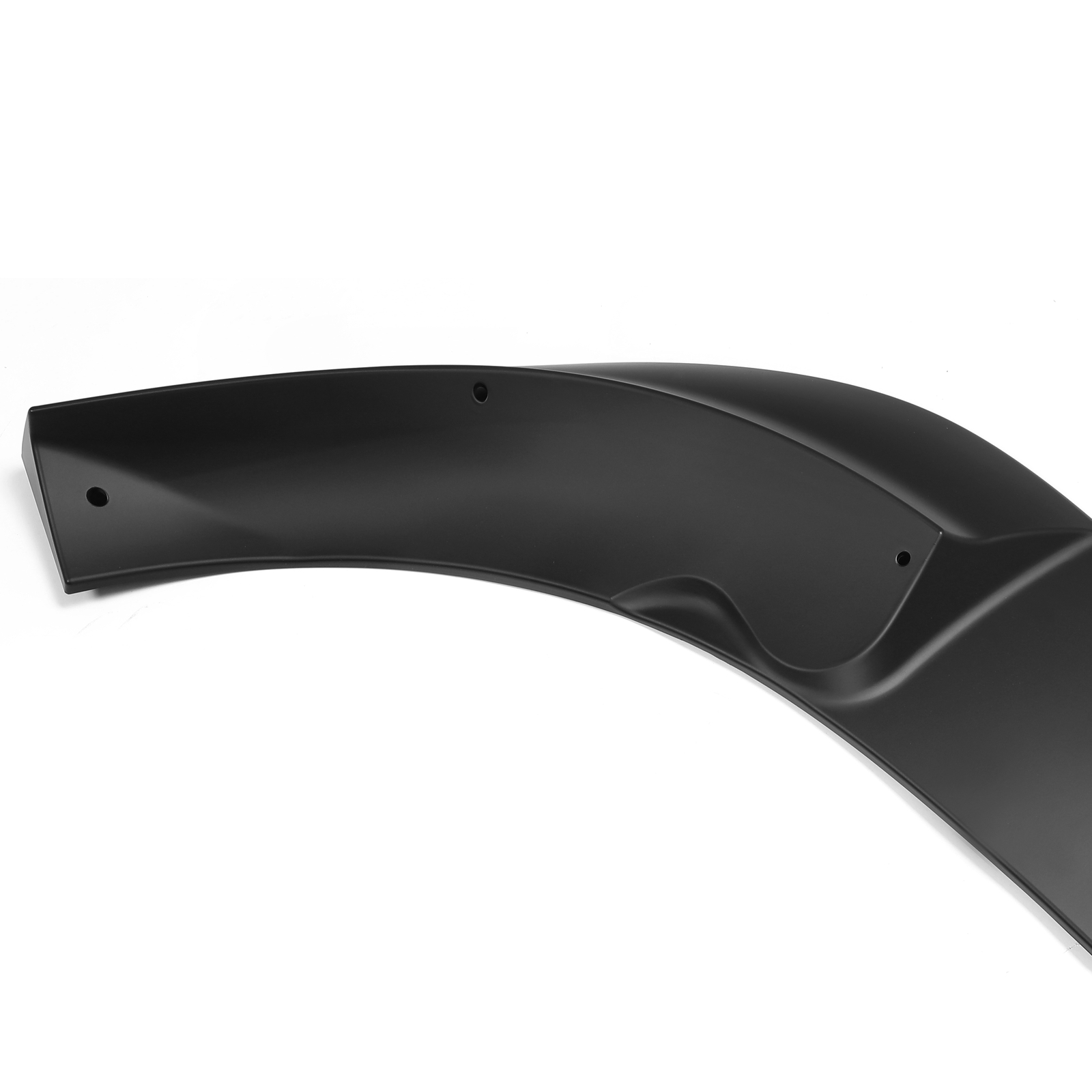 Front Bumper Lip Spoiler Splitter For 2005-2013 Corvette C6 Base Models - Painted Black, Direct Fit