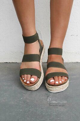 open toe flat espadrille sandals