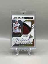 2021-22 Black Diamond Jan Jenik Auto Patch /99 Jewel of the Draft Rookie Rc 