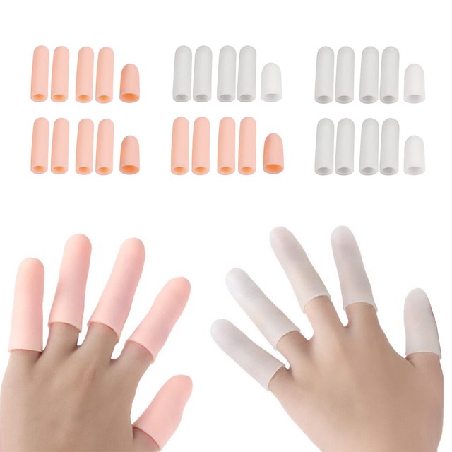 10x Gel Tube Cap Bandage Finger Toe Protector Sore Corns Pain Relief eBay