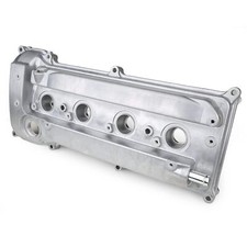 White Upgrade Aluminum MITZONE Engine Valve Cover with PCV Hose  Gasket