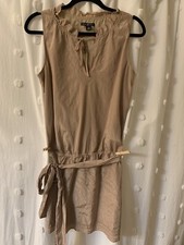 Gap Womens Dress A Line With A Sash & A Polka Dot Design Size Small
