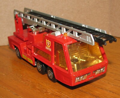 Matchbox Super Kings 1972 Lesney K-9 FIRE TENDER Truck Denver Fire
