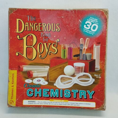 The Dangerous Book For Boys Classic Chemistry Set Experiment Thames and Kosmos