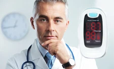 Finger Tip Pulse Oximeter CONTEC Blood Oxygen Monitor CMS50M