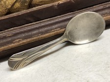 Silverplate Baby Spoon 4 1/8" long - Unknown Maker and Pattern