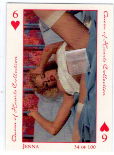 jENNA JAMESON - 4 Spielkarten - 1995 - HOT SHOT - QUEEN OF HEARTS Siehe Details - Bild 6 von 6
