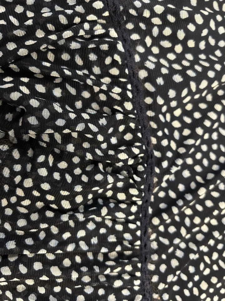 New Directions Women's Top | Size L | Stylish Navy Blouse Hi Lo Ruffle - Image 4 of 4