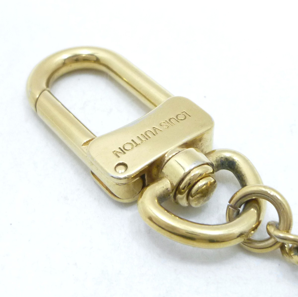 Auth LOUIS VUITTON Chaine Anneau Cles Key Holder M58021 Gold Auth LOUIS VUITTON Chaine Anneau Cles Key Holder M58021 Gold