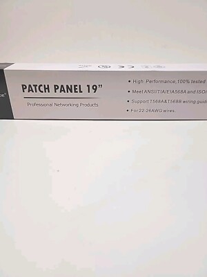 Monoprice Patch Panel, 24P, 2U 7255 Monoprice 7255 0844660072553