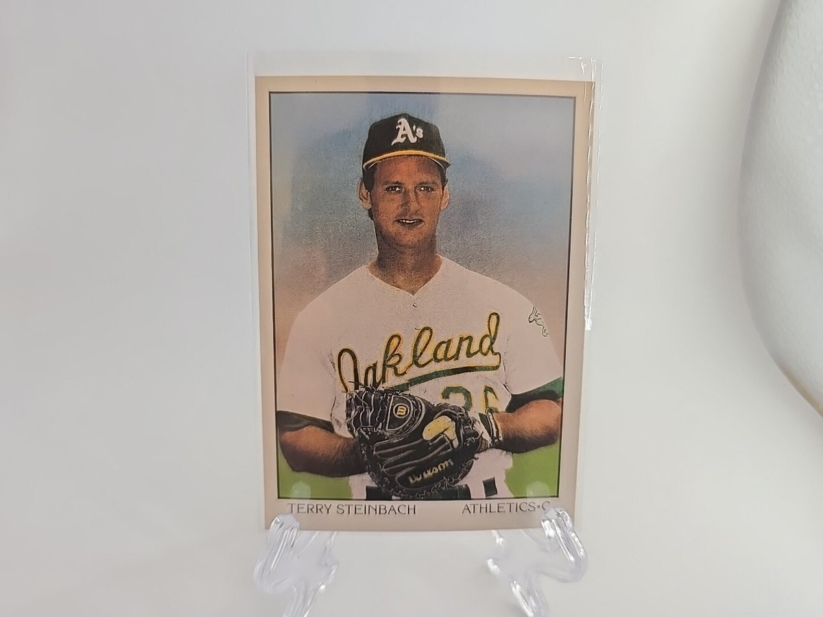 1990 Score - Catchers in 8th Line #693 Terry Steinbach Oakland A's