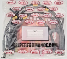 HEL FORD FIESTA 1.0 1.6 ECOBOOST ST180 ST200 S/S BRAIDED BRAKE LINES HOSES PIPES