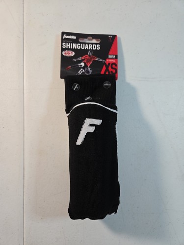 New Franklin Sports Soccer Sock'r Shin Guards Socks Integrated Size XS Black - 第 1/4 張圖片