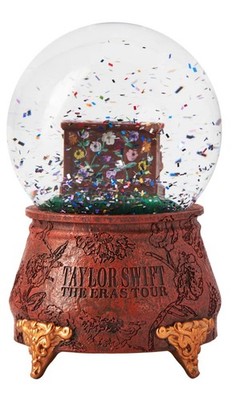 TAYLOR SWIFT THE ERAS TOUR ACOUSTIC PIANO SNOW GLOBE +  Album IN HAND 