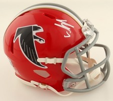 Bijan Robinson Signed Atlanta Falcons Speed Mini Helmet (Beckett)