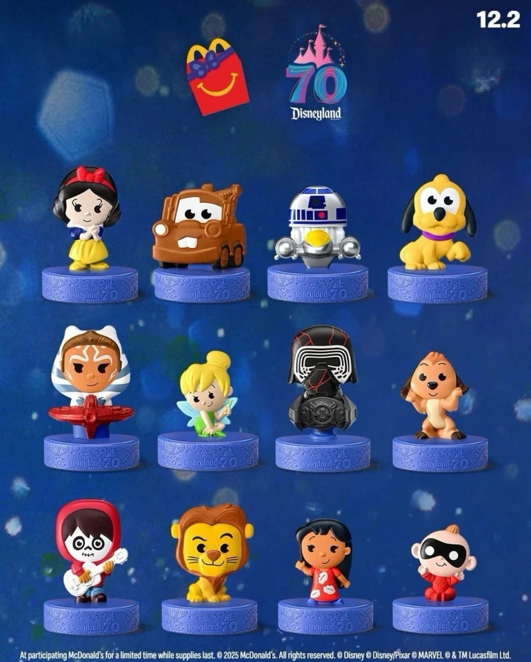 McDonald’s Disney 70 Aniversario Coleccionables (Juego Completo) Foto 4 de 4
