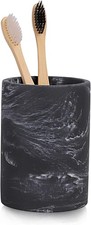 zccz Toothbrush Holder for Bathroom Marble Look, Electric Toothbrush and Toothpa