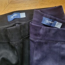 Old Navy Women's Active Leggings 2-Pack Black and Navy Size Medium