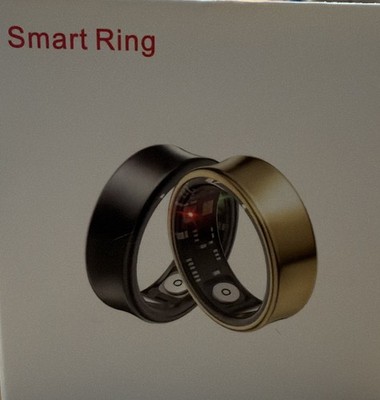 Smart Ring Heart Rate Blood Pressure New Open Box Sleep Tracker Health 7 Gold