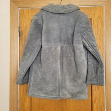 Ladies Grey Sheepskin Coat