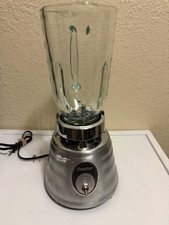 Osterizer Classic Blender Stainless Base Glass Jar Tested No Lid