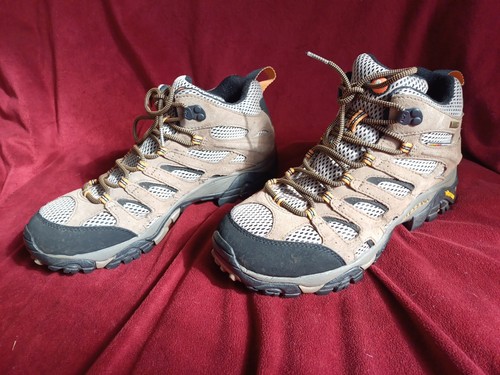 CHAUSSURES DE MARCHE HOMME MERRELL J86901 GORETEX NOYER UK TAILLE 8,5 SANS BOÎTE RANDONNÉE VIBRAM - Photo 10/21