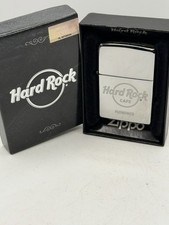 Vintage 2011 Hard Rock Cafe Florence High Polish Chrome Zippo Lighter New