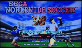 Sega Saturn Software SEGA WORLDWIDE SOCCER 98