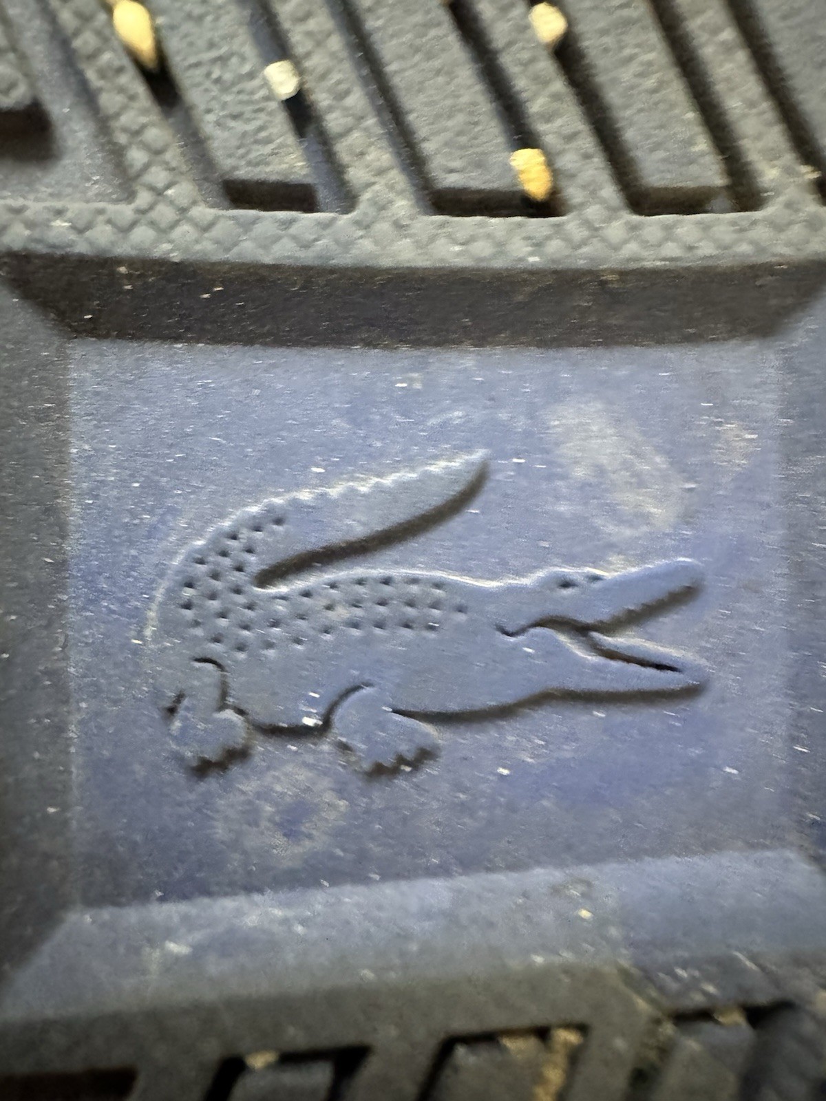 Lacoste L001 Sneakers White Blue Leather Men 9.5 EU 42.5 thumbnail 8