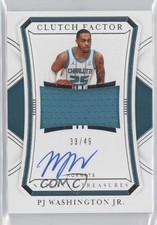 2020-21 Panini National Treasures 33/49 PJ Washington Jr #CF-PJW Auto 0t30