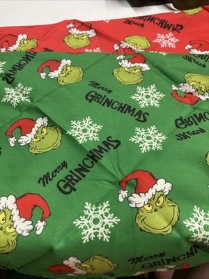 Grinch Pattern 2 Pack Pet Bandanas