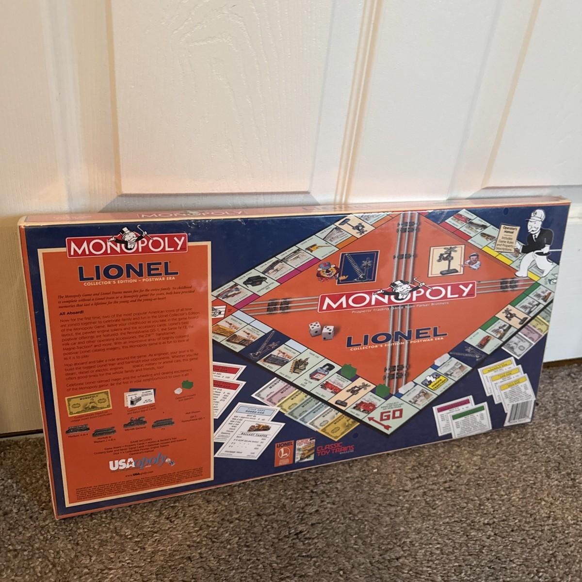 Monopoly Collector's Edition Lionel - Gioco Da Tavolo Vintage Parker Brothers - Sigillato - Foto 2