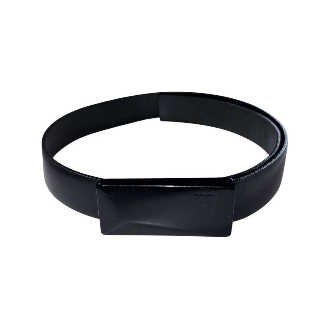 PRADA Leather Black Belts for Men for sale | eBay