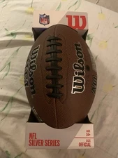 Wilson NFL Silver Series Official Football NEW IN BOX 2018 Recreational Ball