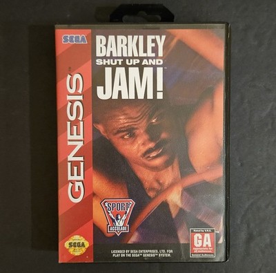 Barkley: Shut Up and Jam (Sega Genesis, 1993) Complete Tested