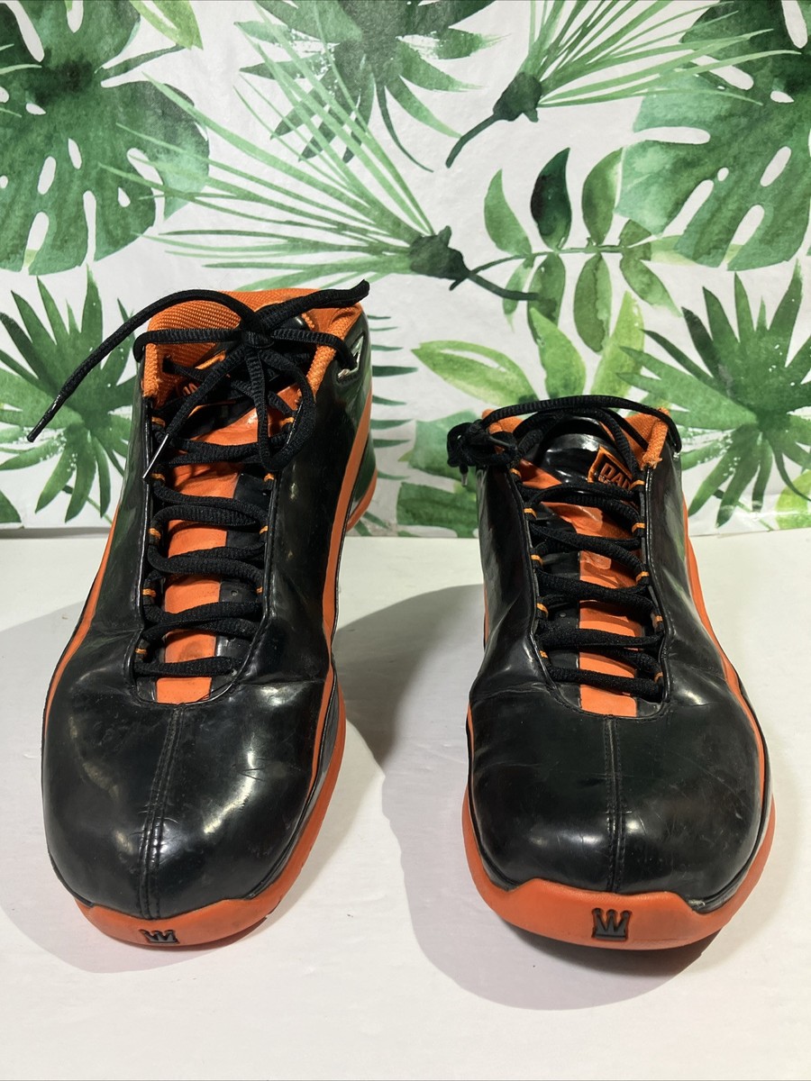 RARE Size 11.5 DADA Supreme Basketball Shoes Black/Orange MB-097E