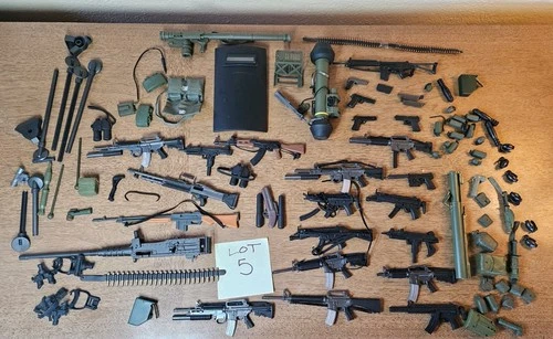 1/6th GI Joe Style 21st Century Soldier Weapons Accessories Hasbro HUGE Lot 5