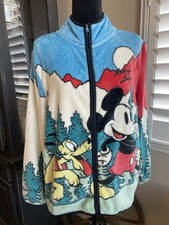Disney Mickey Mouse & Pluto Womens Scenic Fle...